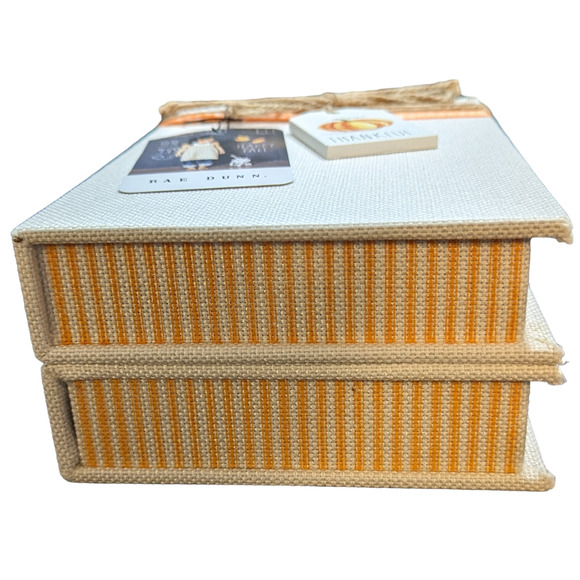 Rae Dunn Fall HARVEST BLESSINGS Stacked Books Decor - Picture 3 of 6